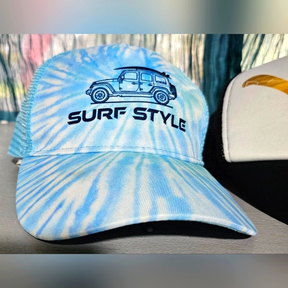 2PC Lot Surfing Snapback Trucker Caps - Picture 4 of 10